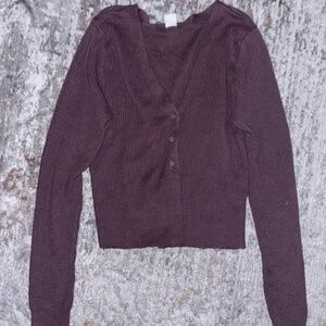 SOLD Brown button up cardigan